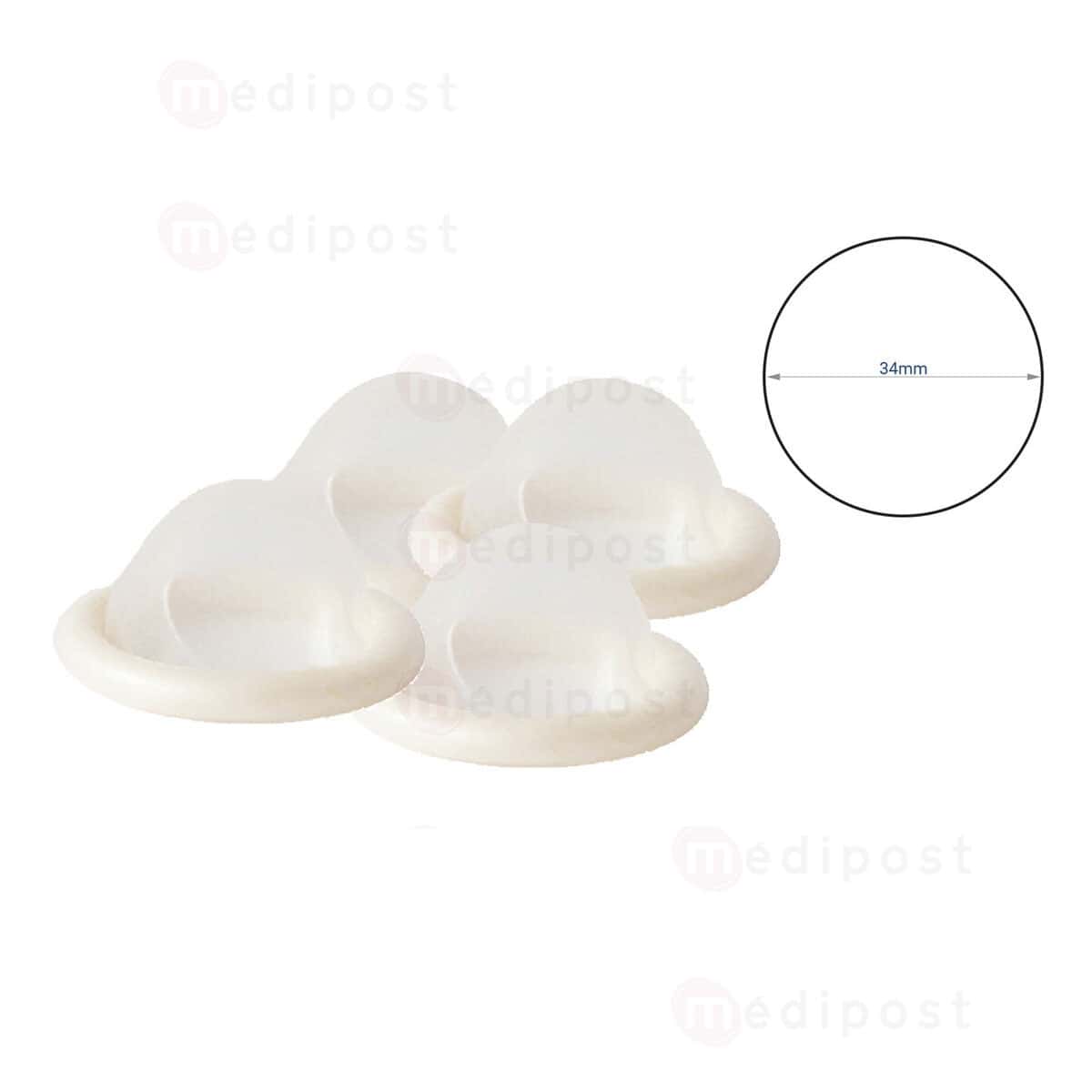 Protection en latex pour sonde de gynecologie500pc diametre 34mm M02