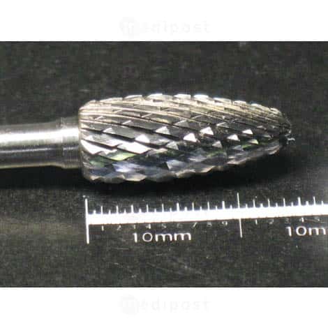 Fraise carbure ovale diametre6mm denture croisee moyenne M03