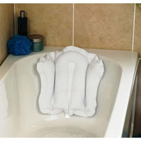 Dossier gonflable pour baignoire avec revetement en eponge M02