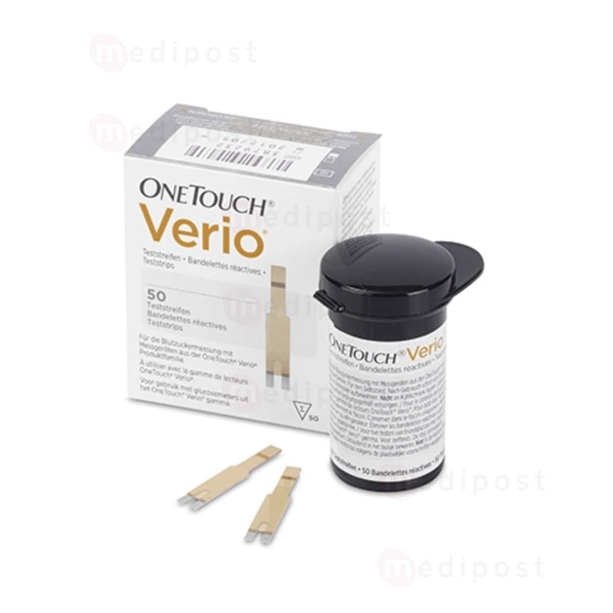 Tigette de glycemie OneTouch Verio M02