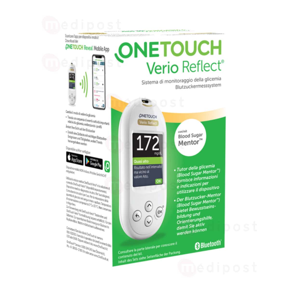 Lecteur de glycemie OneTouch Verio Reflect M03