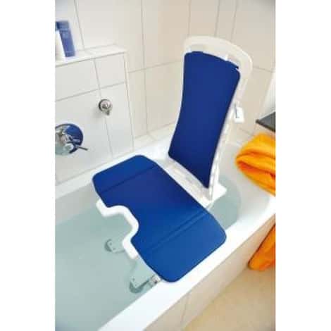 Elevateur de bain Bellavita avec recouvrement classic bleu M02