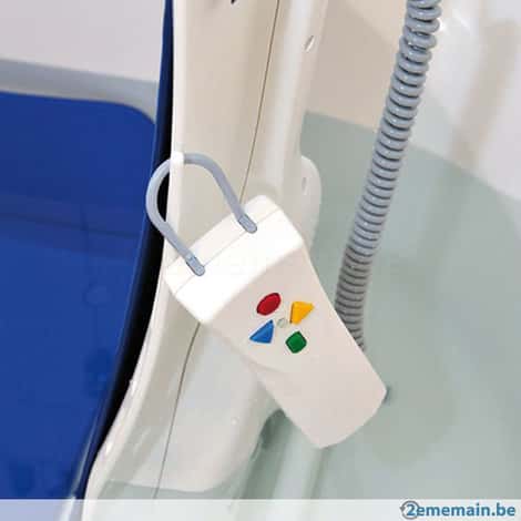 Elevateur de bain Bellavita avec recouvrement classic bleu M04