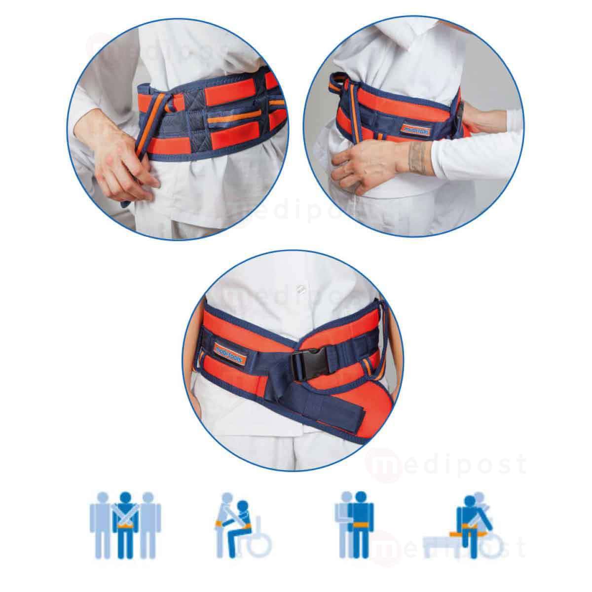 Ceinture Mobilisation Belt 6 poignees Medium 78 152 cm M02
