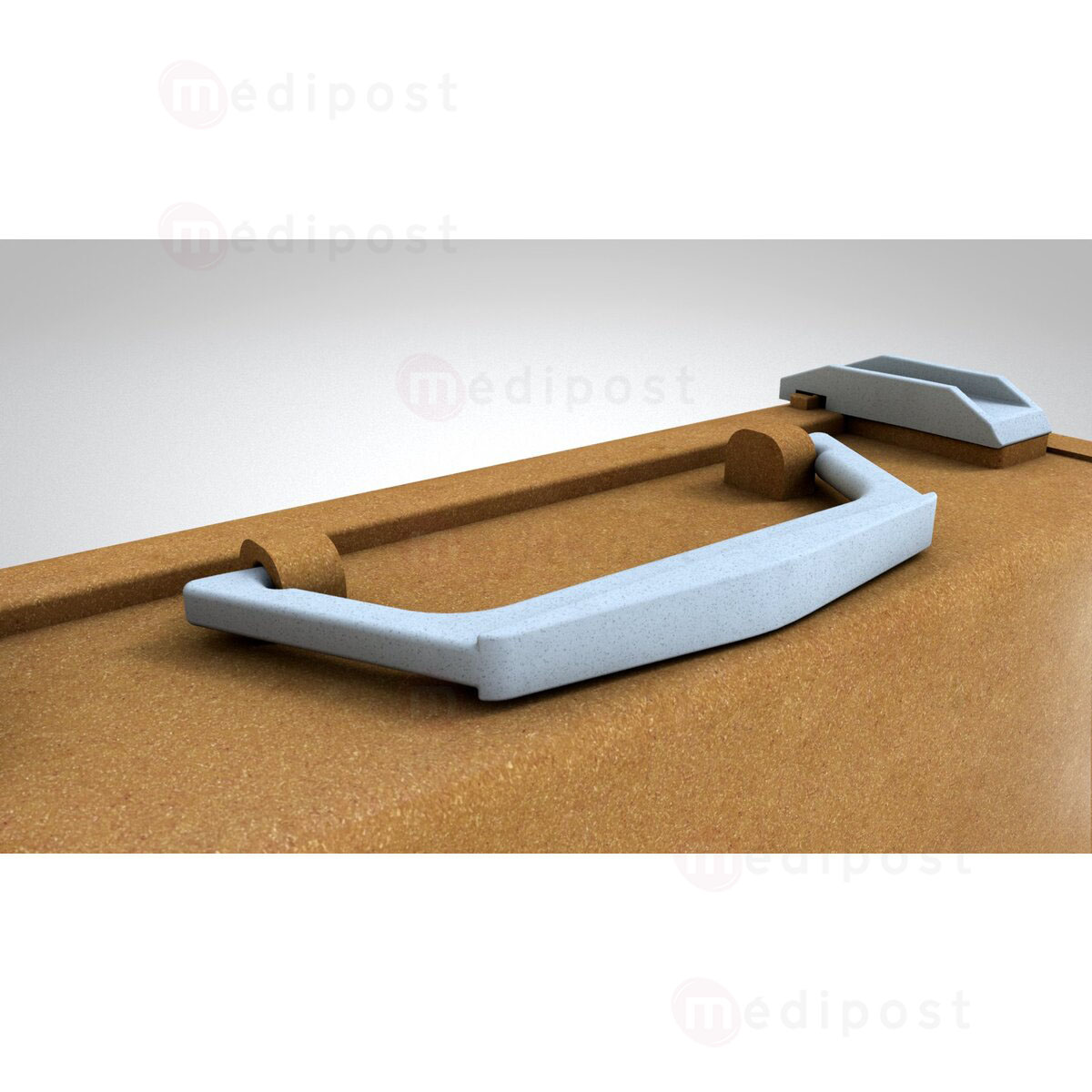 CAV460 Boite de secours vide ecologique avec support mural Blanc M4