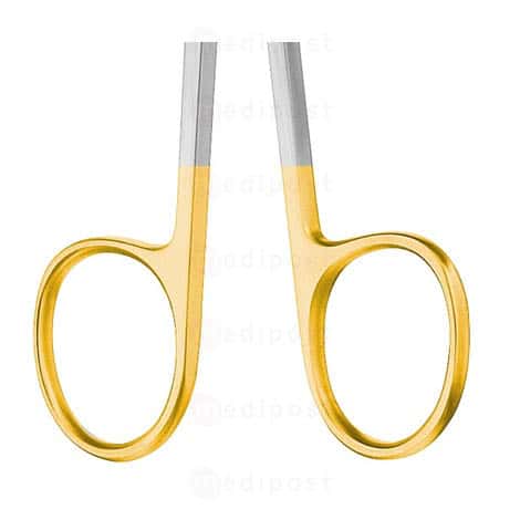 Ciseaux ophtalmiques droits fins 11cm TC M03