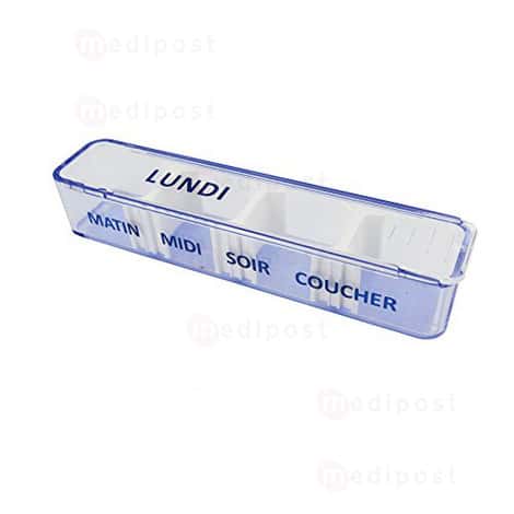 Semainier Medidose pochette bleue M04