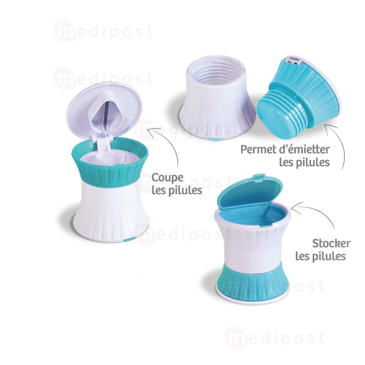 Coupe medicamentsbroyeur 3 en 1 M04