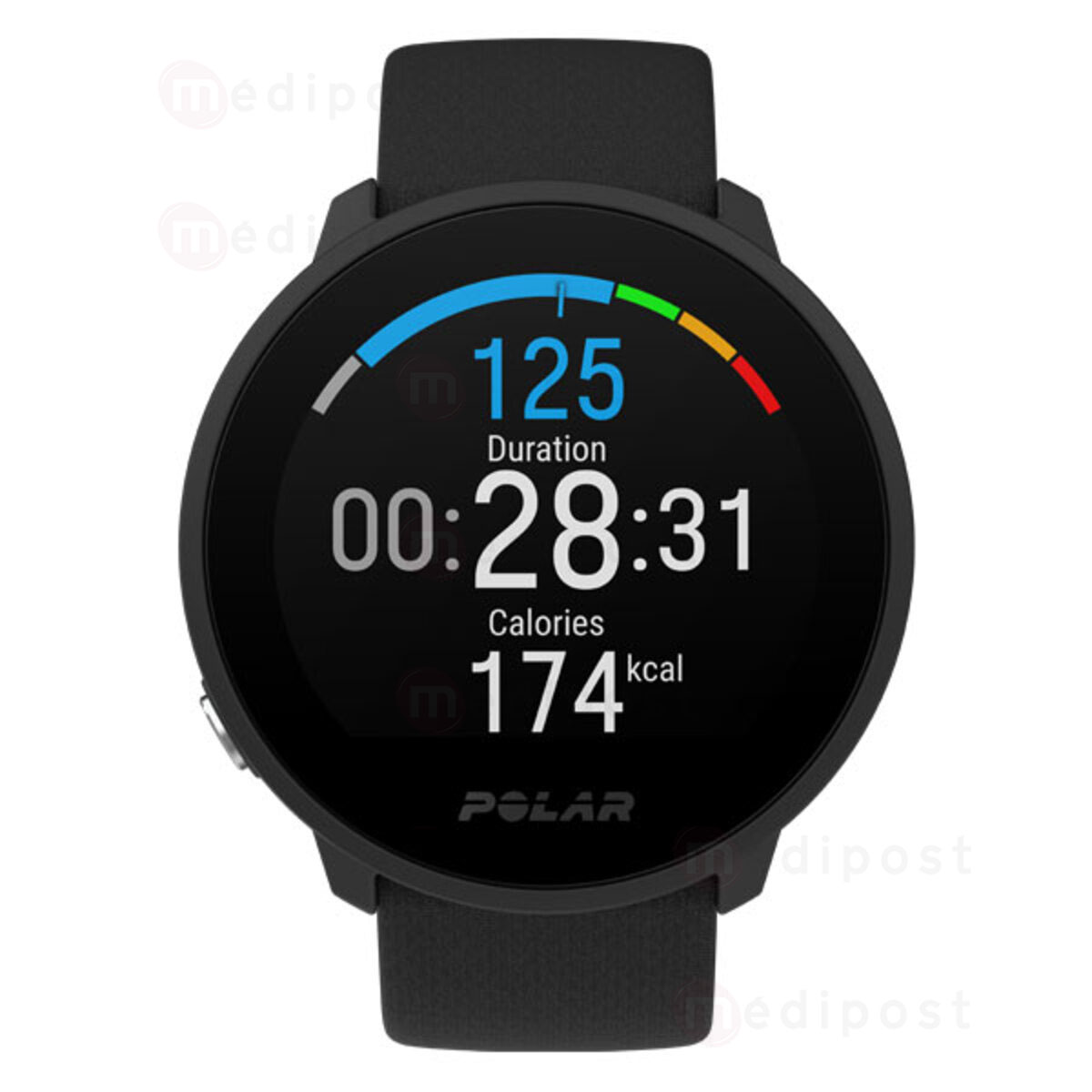 90081801 Cardiofrequencemetre Polar Unite Noir M02