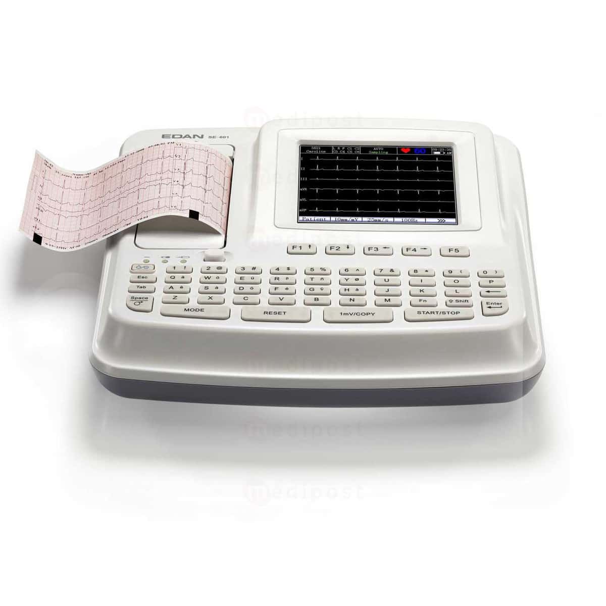 Electrocardiographe Edan SE 601C 6 canauxinterpretation M03