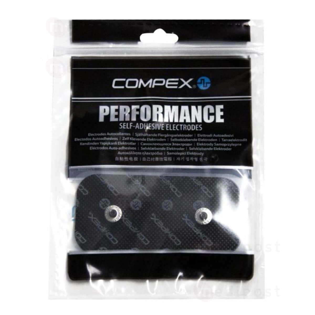 Electrode Compex Performance 5x10cm Connecteur Snaps 1sortie M02