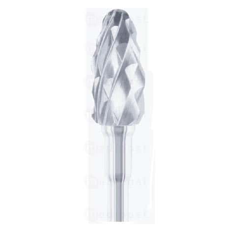 Fraise carbure cone diametre4 5mm denture croisee tres grosse M02