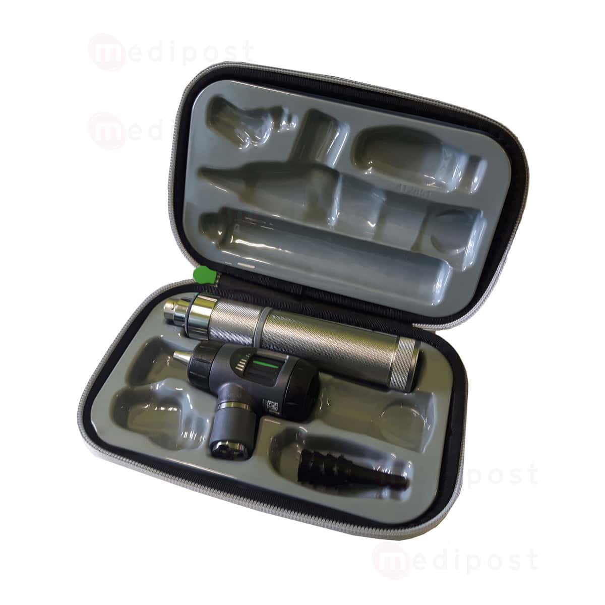Set otoscope Macroview halogene avec poignee a piles M04