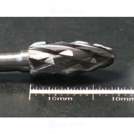 Fraise carbure ovale diametre6mm denture croisee tres grosse M03