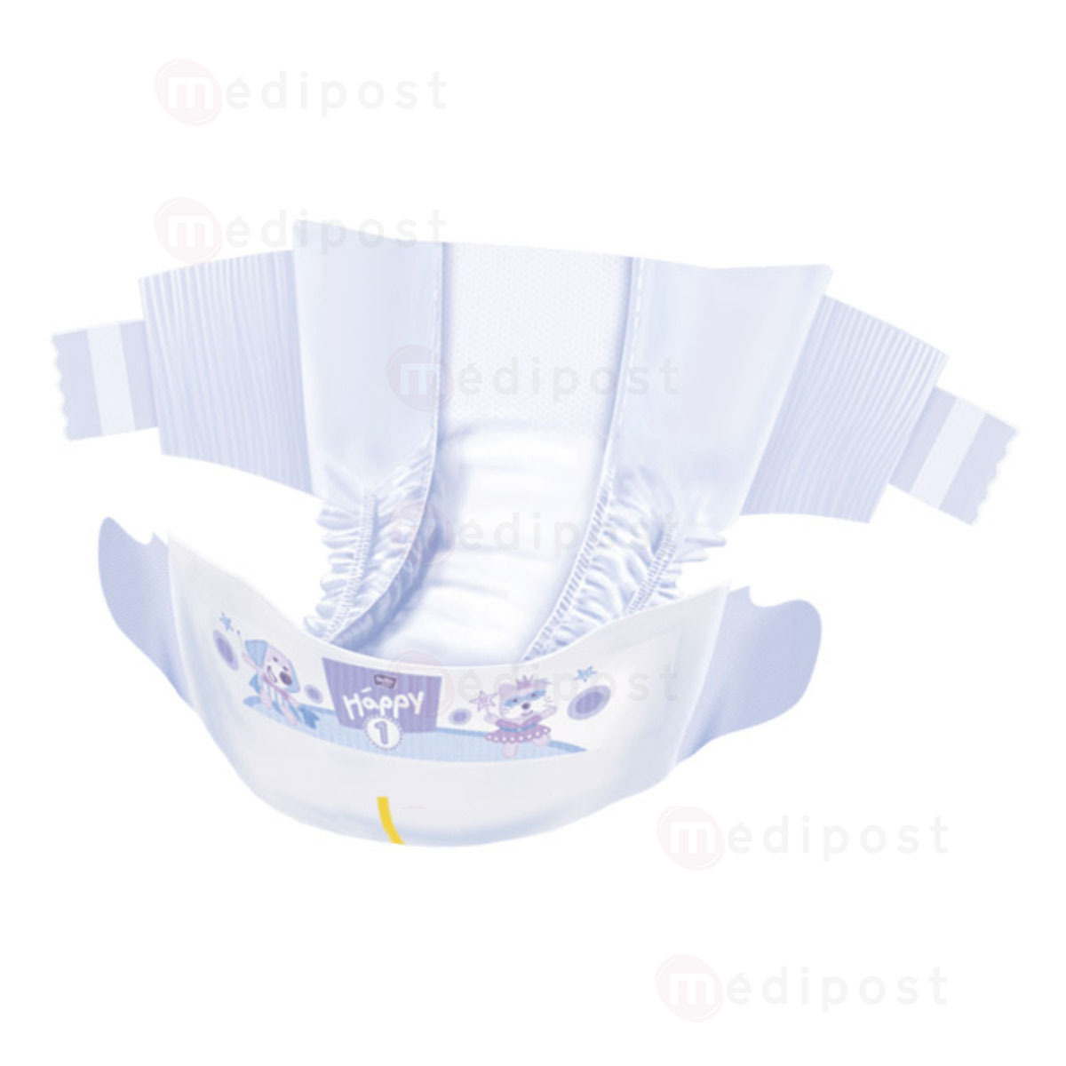 BB054NB42012 Seni Happy pour nouveaune 25 kg taille 1 M02