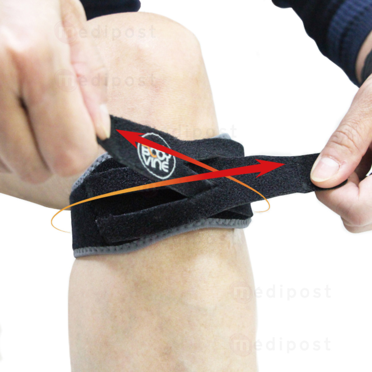 SP15101LXL Bodyvine  Bande Patellaire LargeExtra Large M03