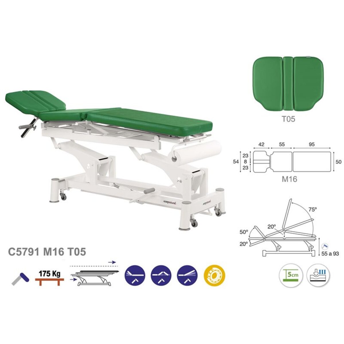 ASCC91 C5991C7991C5591C7591 Table electrique multifonction T05 50x198 serie C91 M08