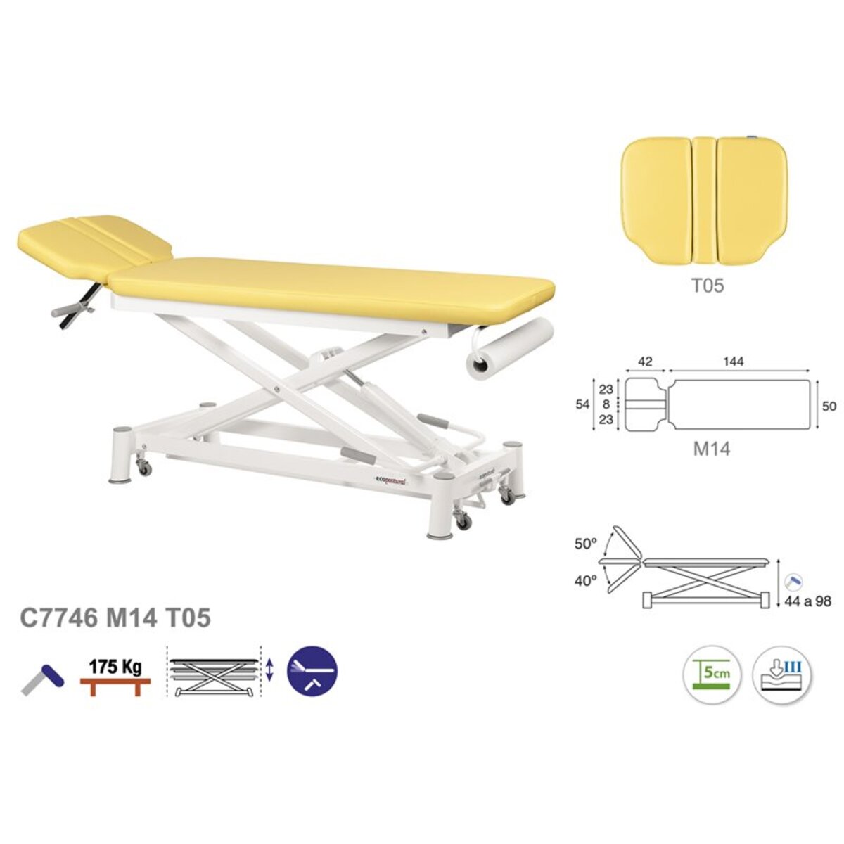 ASCC46 C5946C7946C5546C7546 Table electrique technique T05 50x188 serie C46 M07