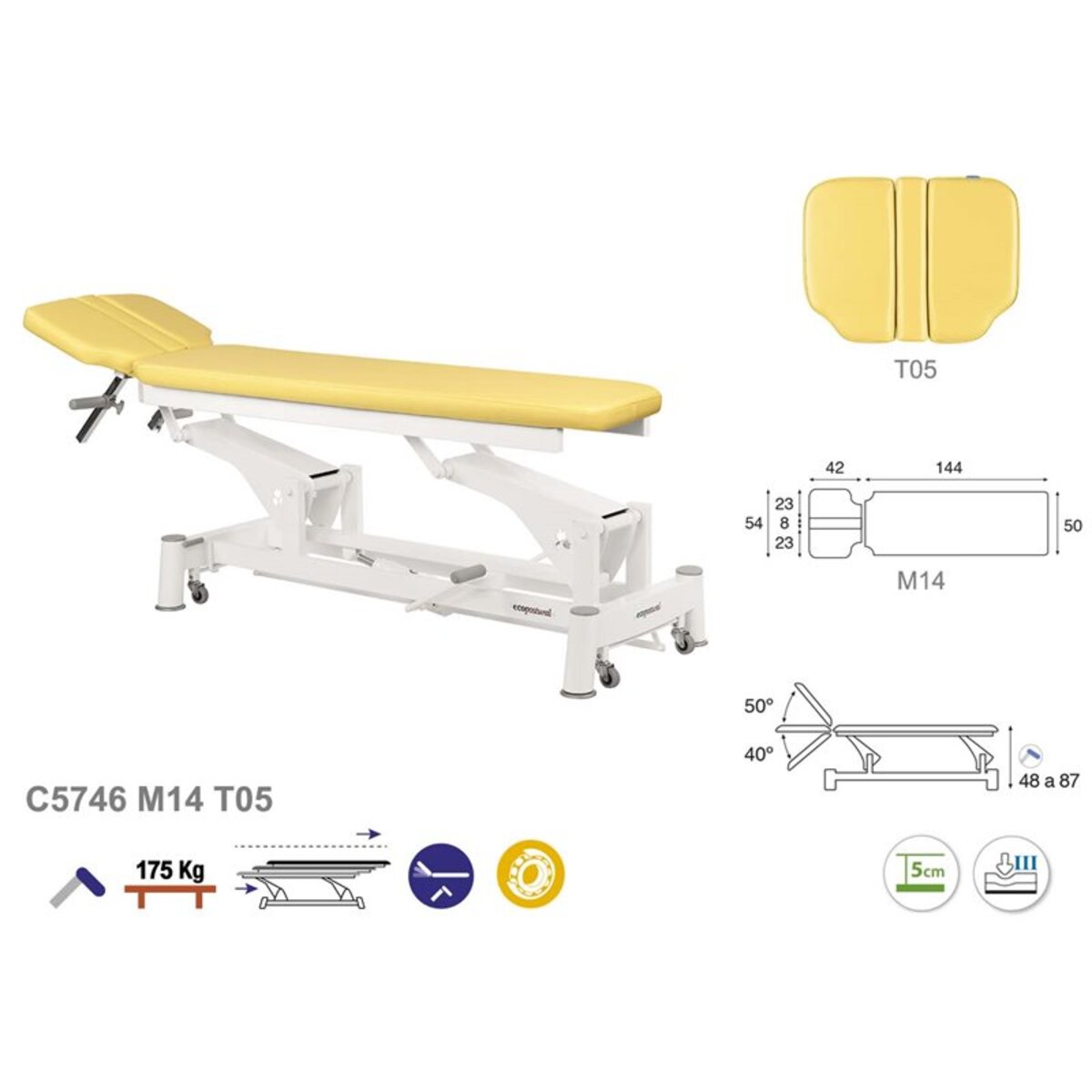 ASCC46 C5946C7946C5546C7546 Table electrique technique T05 50x188 serie C46 M08