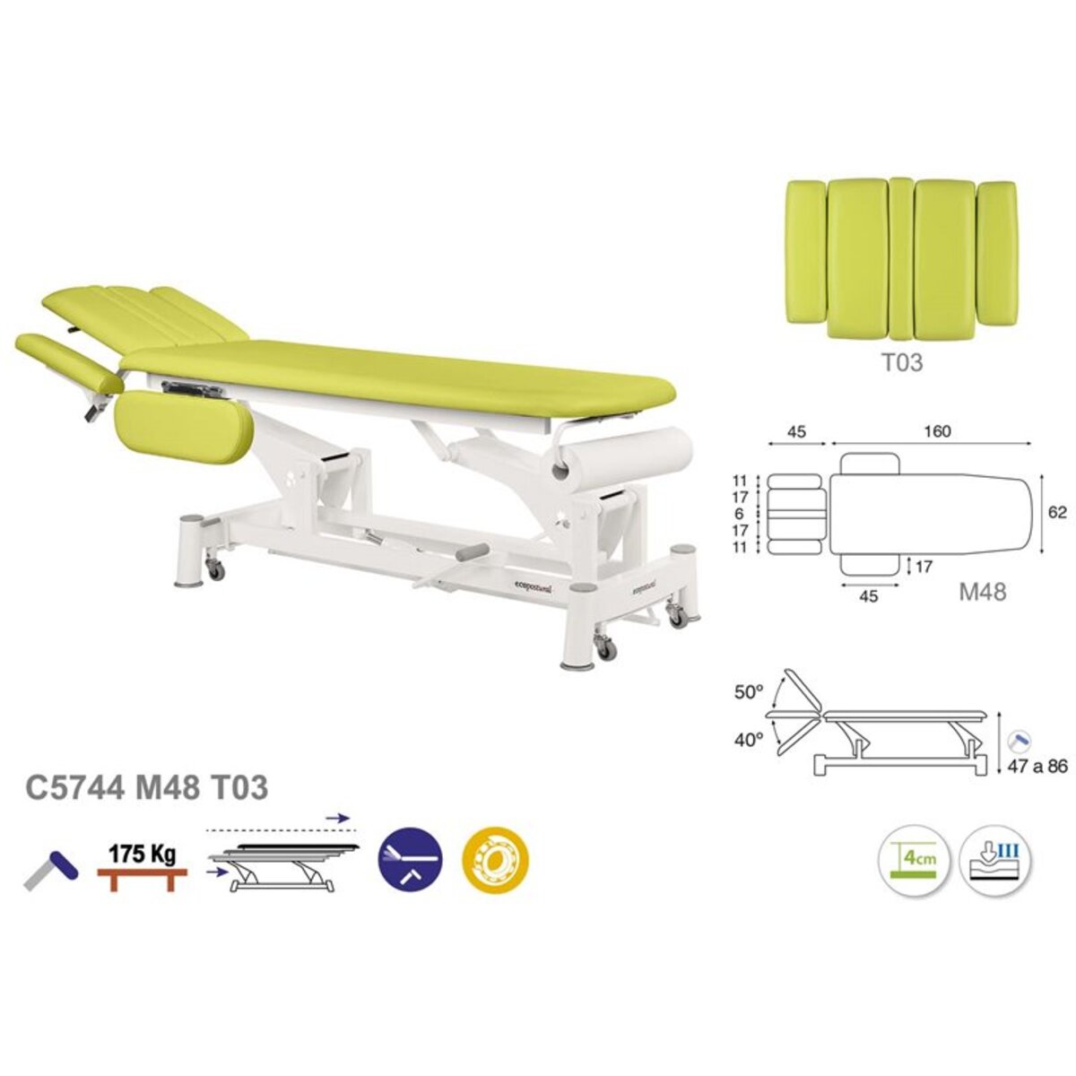 ASCC44 C5944C7944C5544C7544 Table electrique technique T03 62x207 serie C44 M08