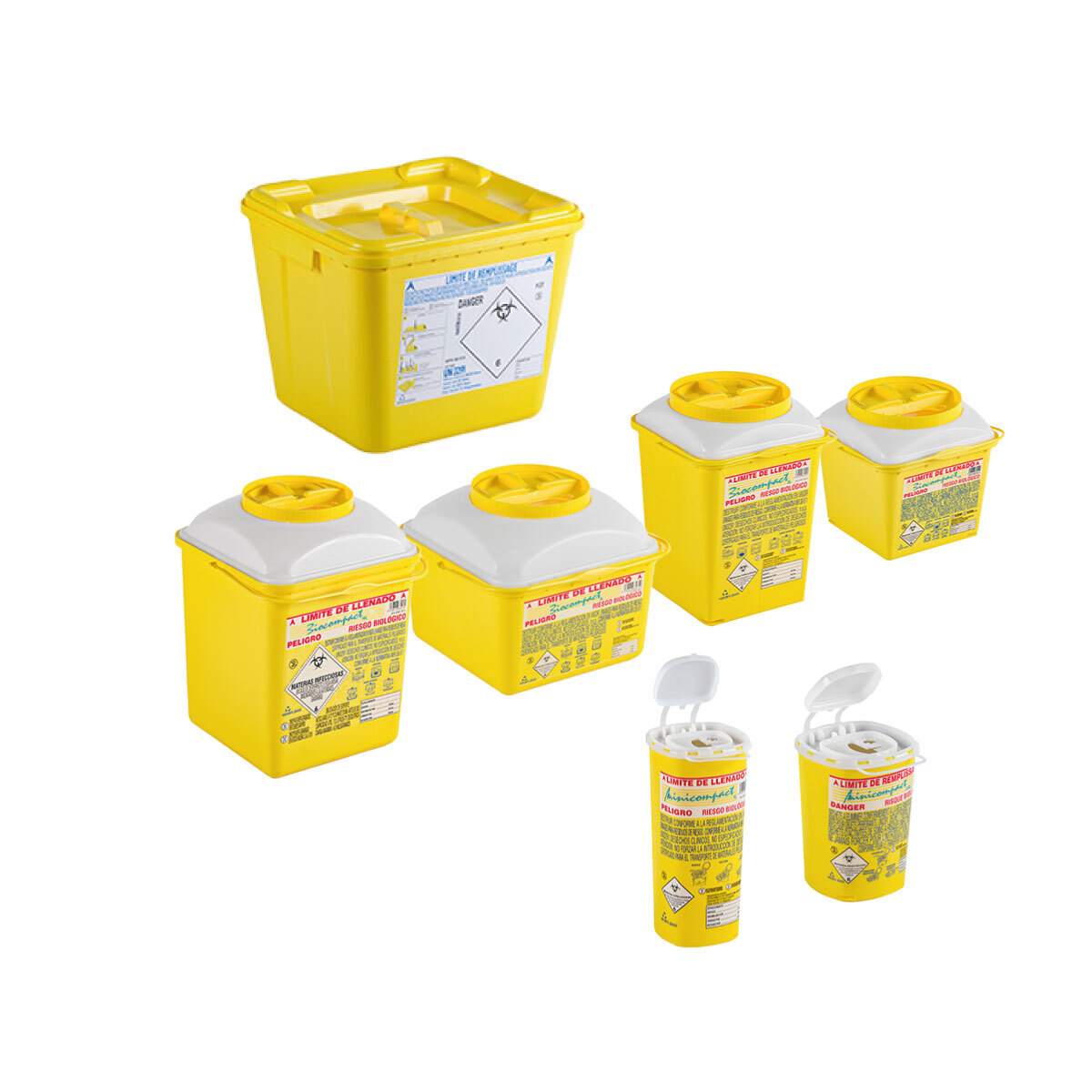 SANMC01LATFR Collecteur daiguilles Minicompact 1 Litre M04