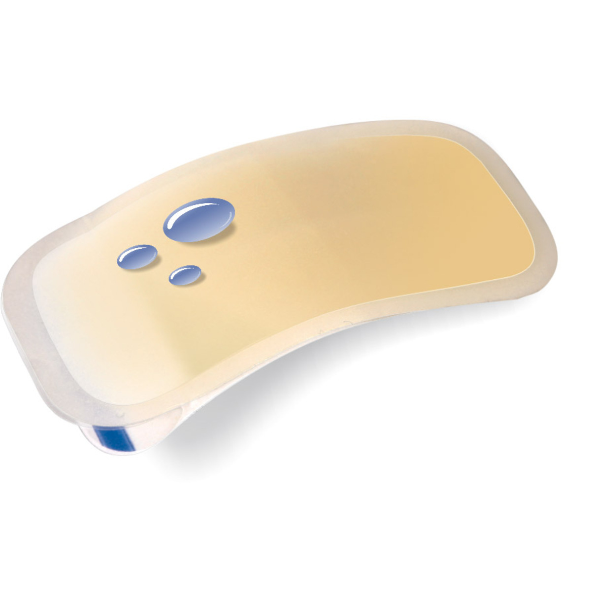 MA167MMMM076 Pansements hydrocolloide steriles  pour pieds 29x59 mm M02