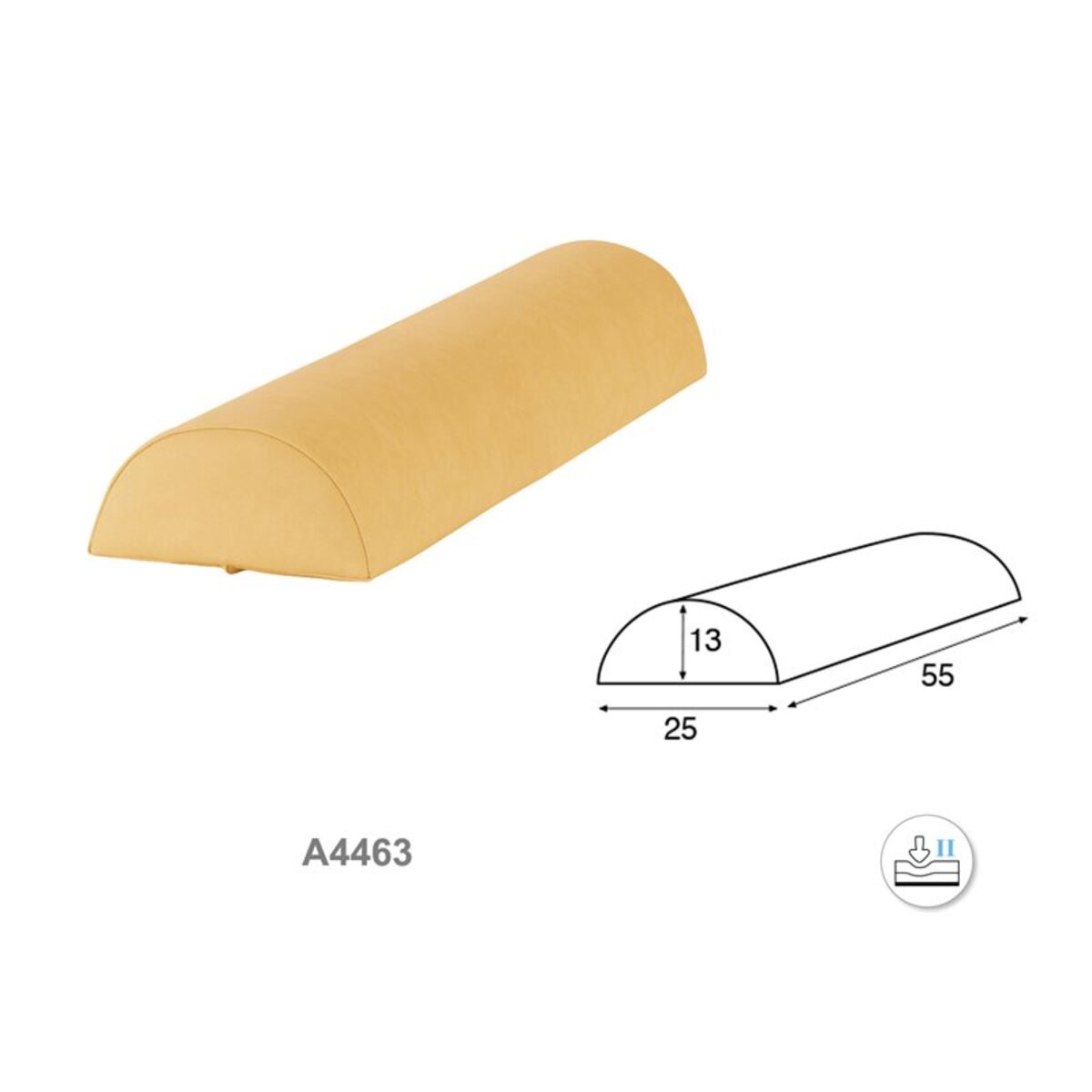 A446330 Coussin demicylindre Ecopostural grand format M02