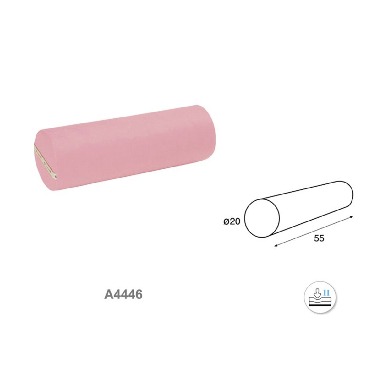 A444630 Coussin rouleau Ecopostural moyen format M02