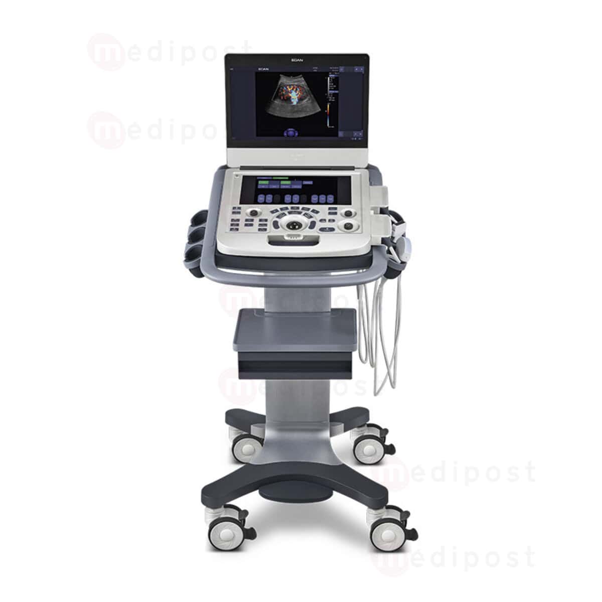 Chariot MT 808 reglable en hauteur pour echographe AX 3 M02