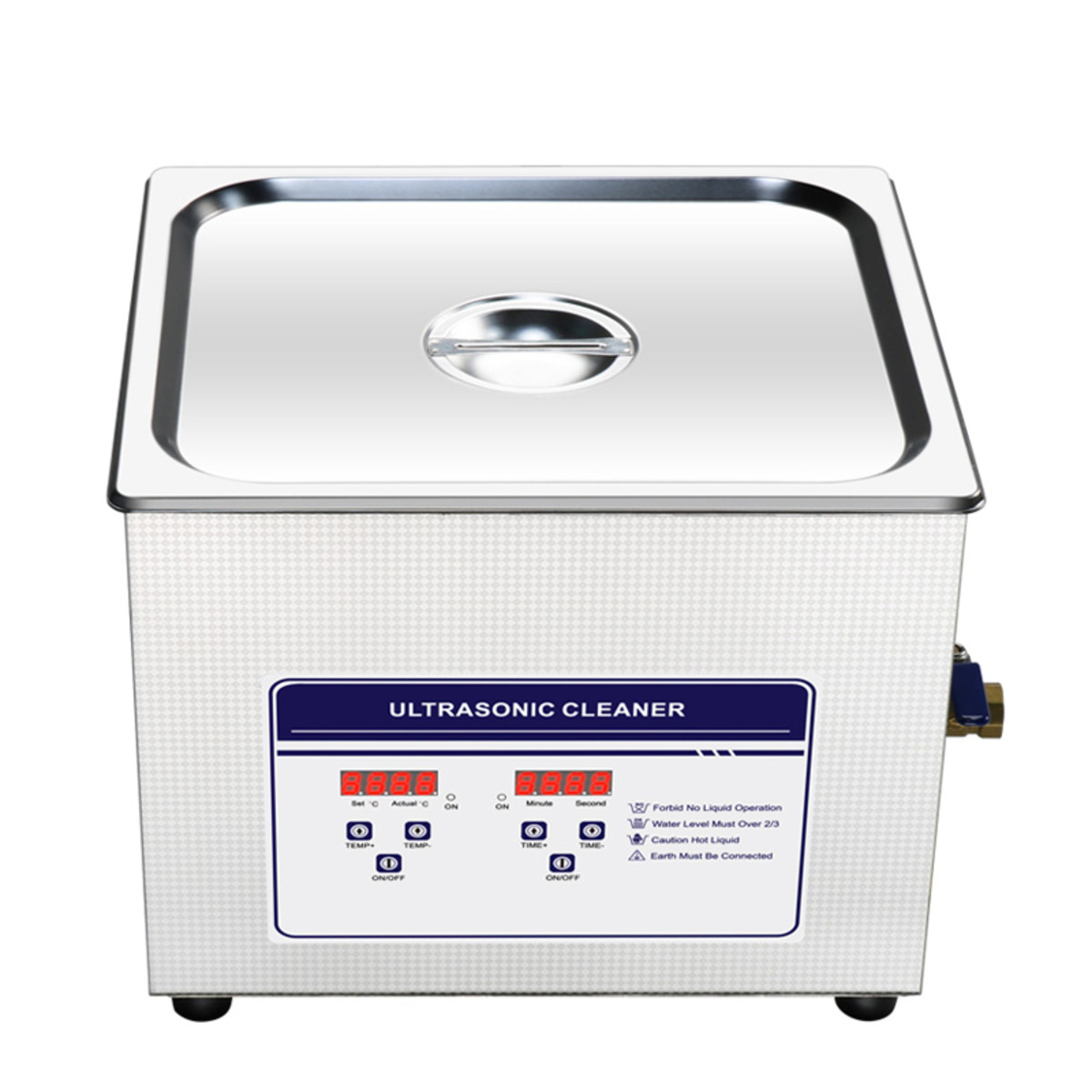 040S Nettoyeur à ultrasons digital avec évacuation  10 litres M02