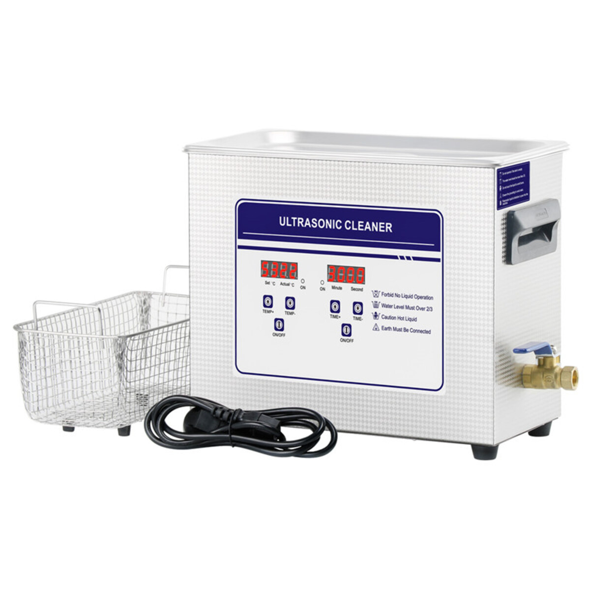 031S Nettoyeur à ultrasons digital avec évacuation  65 litres M03