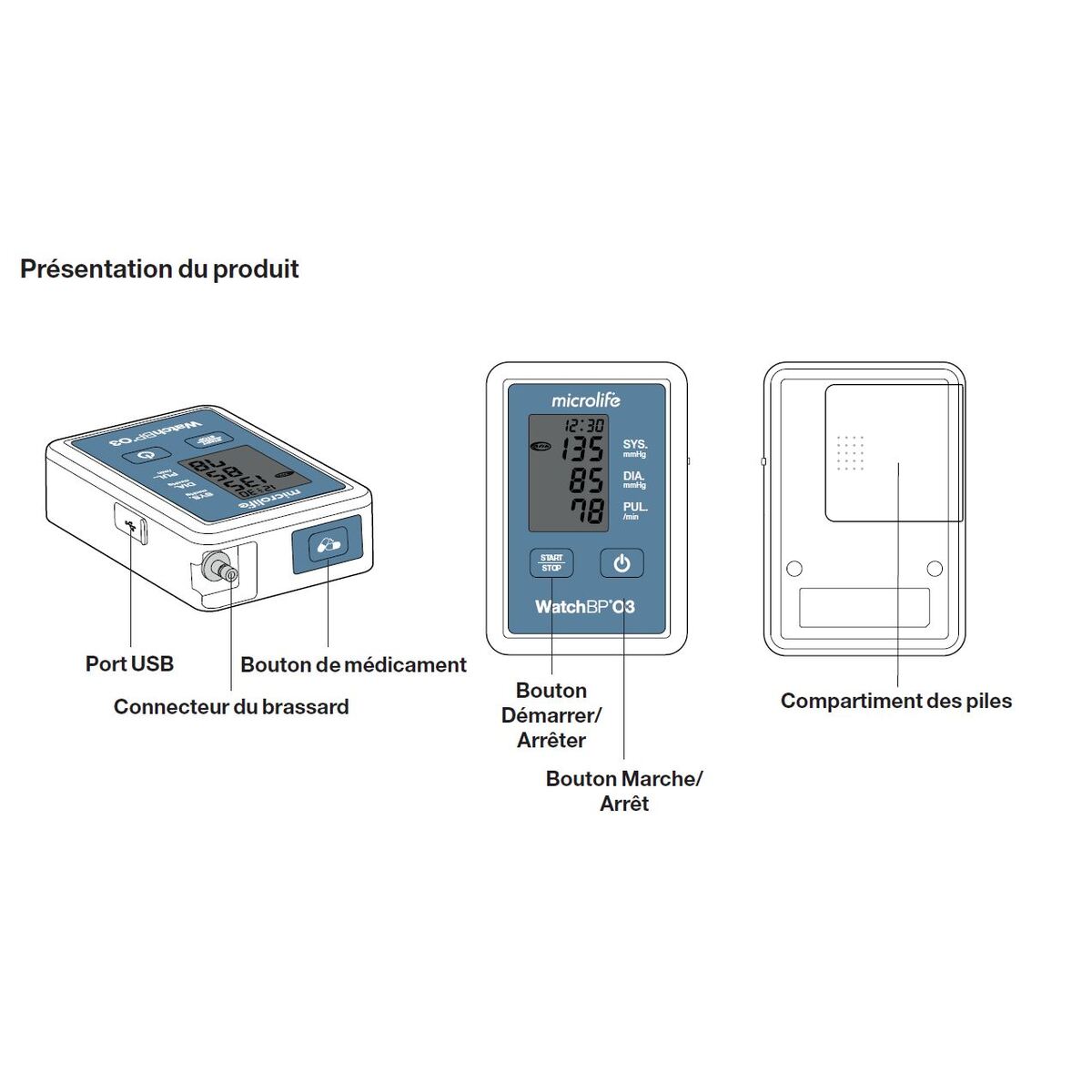 MicrolifeBP03 Tensionnel holter M03