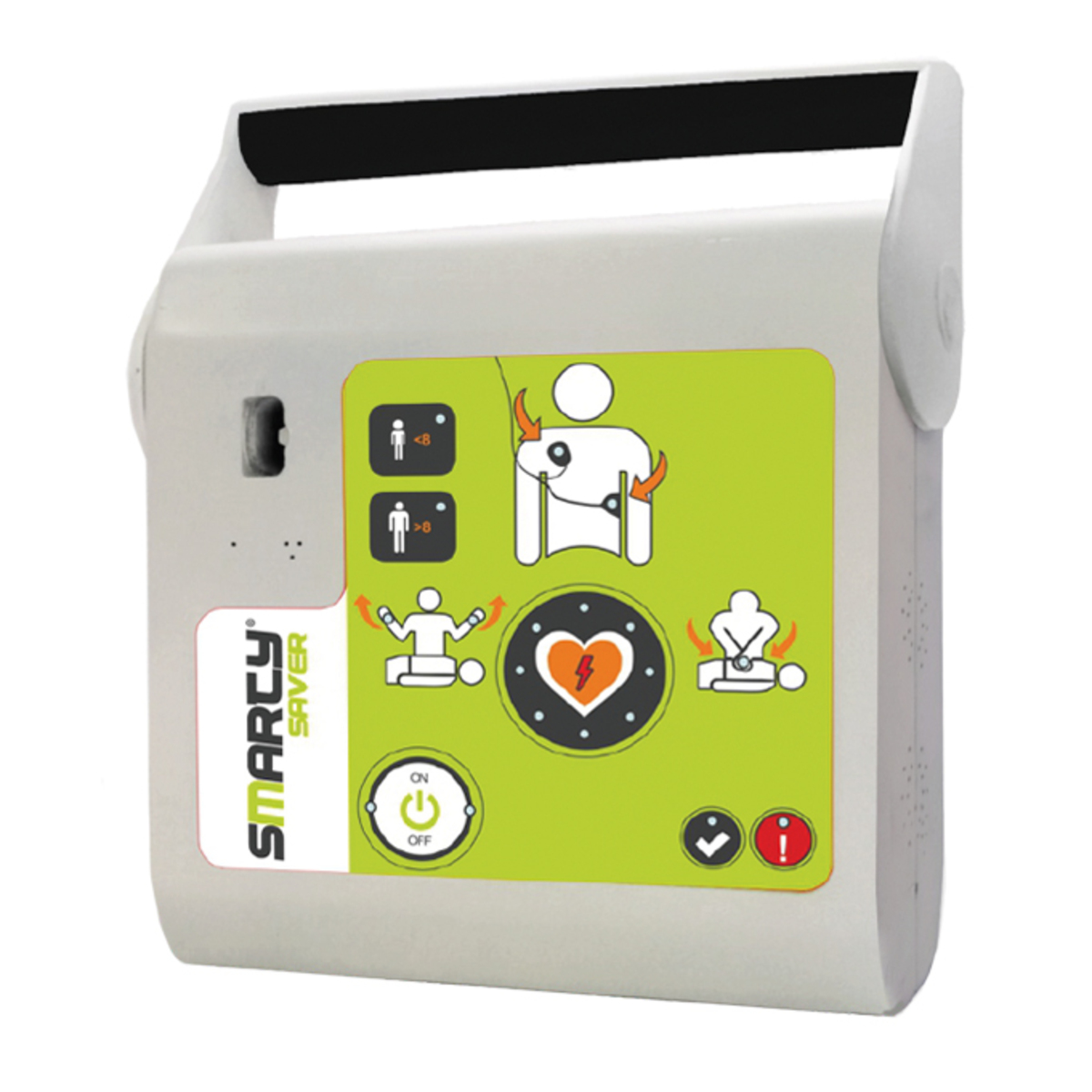 SM2B1002 Defibrillateur Smarty Saver automatique 1 M02