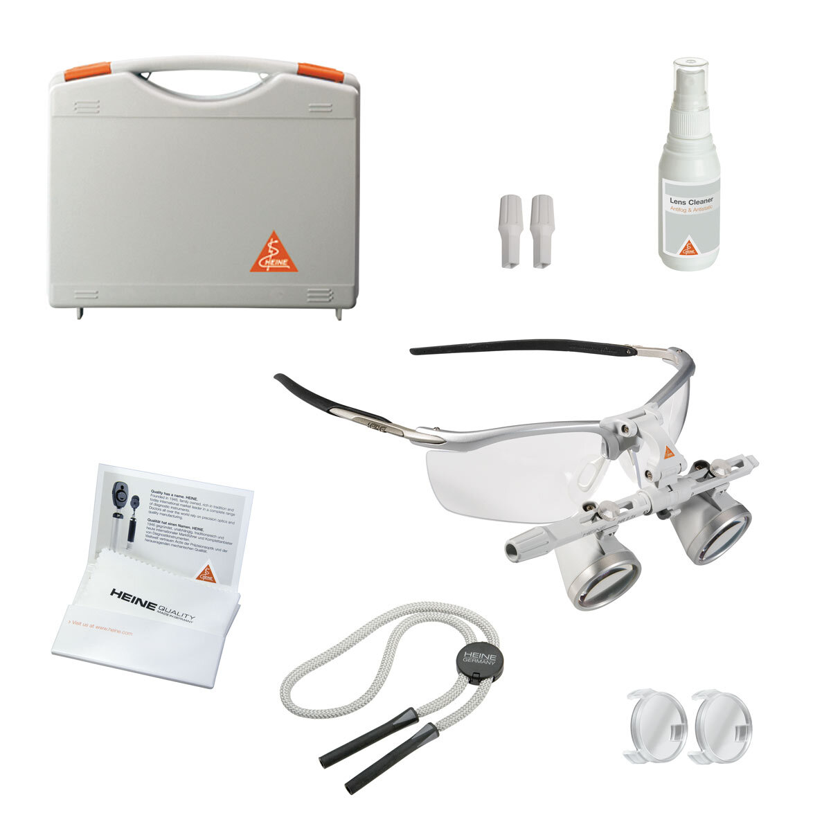 C-000.32.56X Loupes Binoculaires HEINE HR 2.5x avec support i-View M03