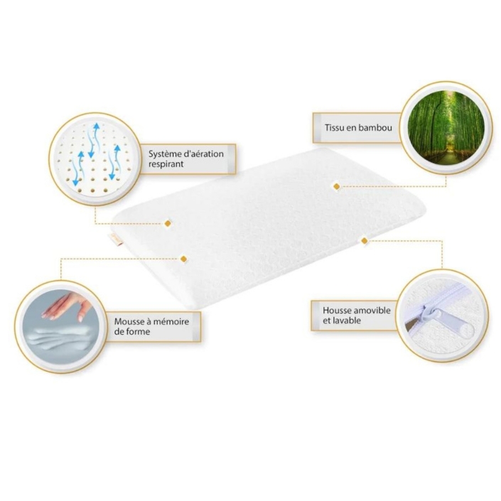 oreiller perforé enfant M02