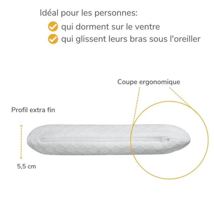 oreiller extra plat M03