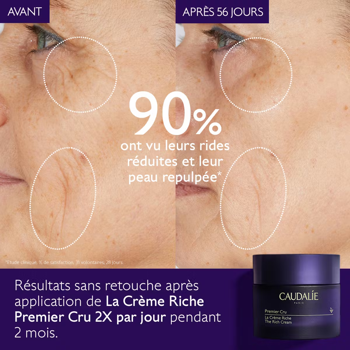 CAUDALIE Premier Cru La Crème Riche Anti-Âge Global 50ML M02