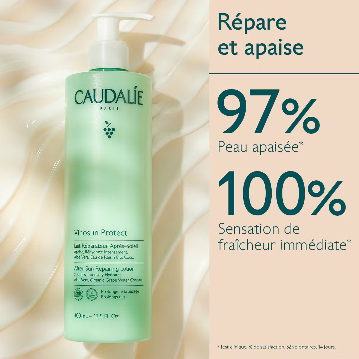 CAUDALIE Vinosun Protect Lait Réparateur Après-Soleil 400ML M02