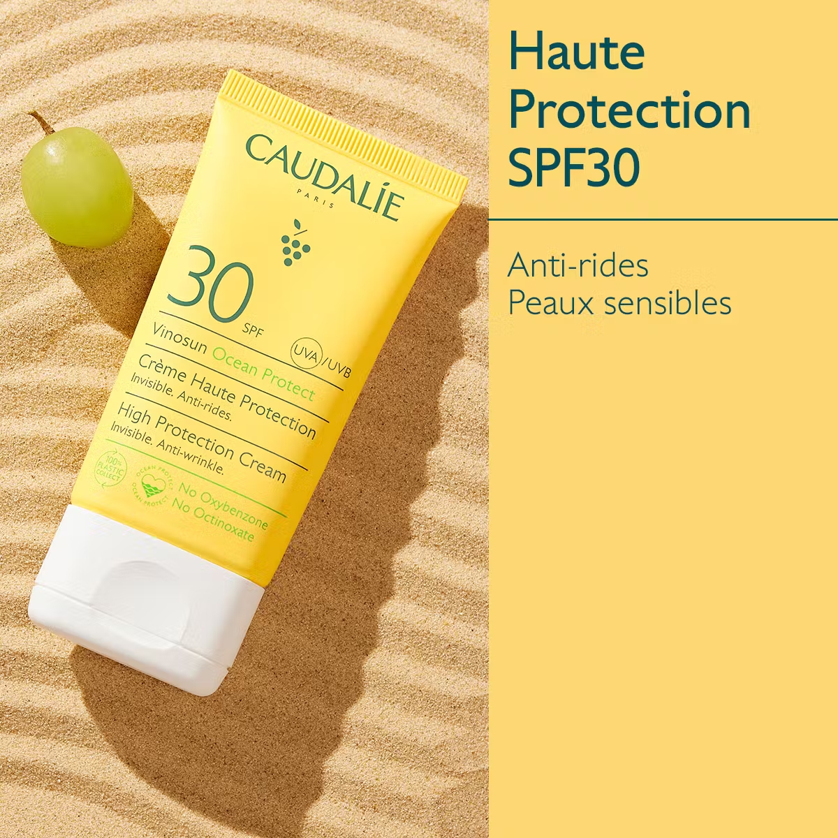 CAUDALIE Vinosun Protect Crème Solaire Haute Protection SPF30 50ML M02