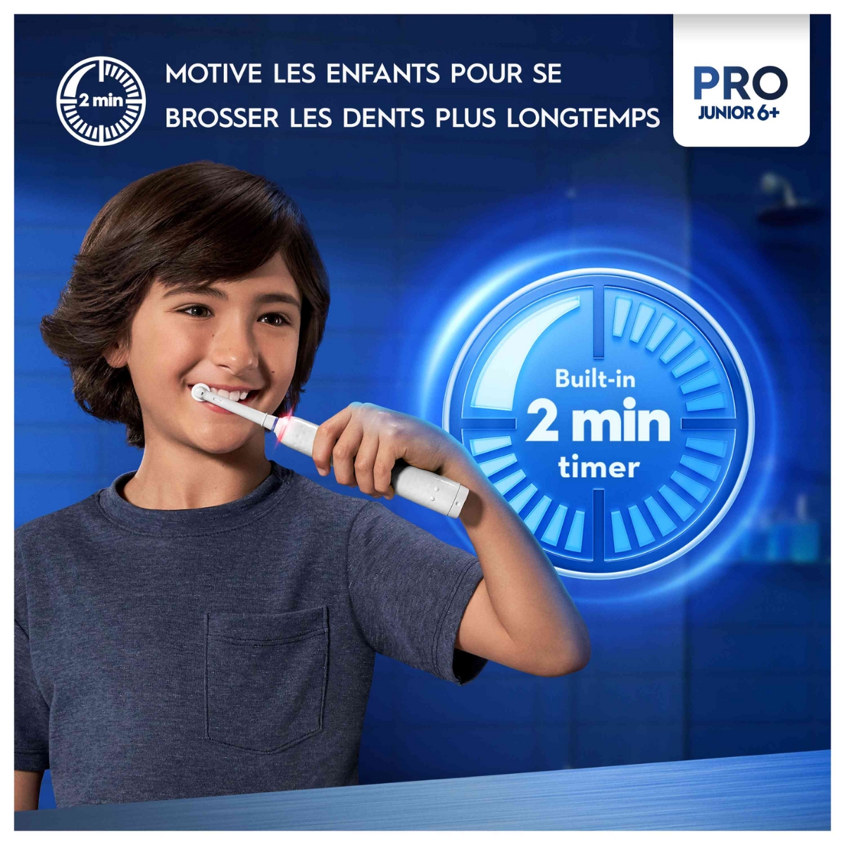 Brosse à dents électrique Oral-B Pro3 Junior 6+ Yoda avec 1 recharge M02
