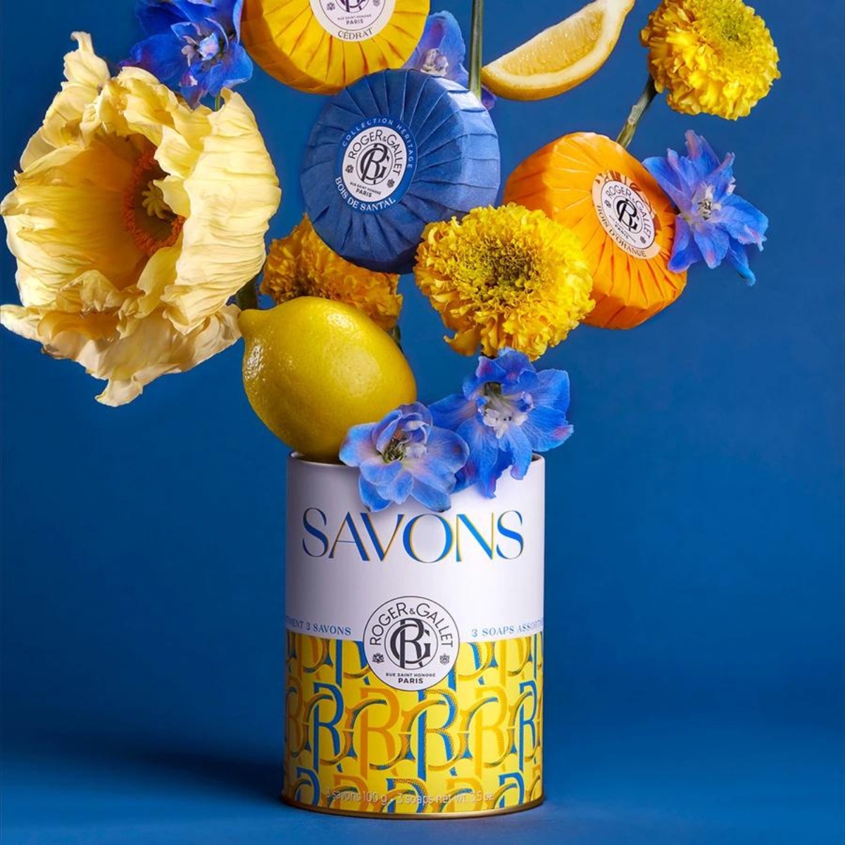 ROGER&GALLET BOIS ORANGE BOITE 3 SAVONS 100G M02