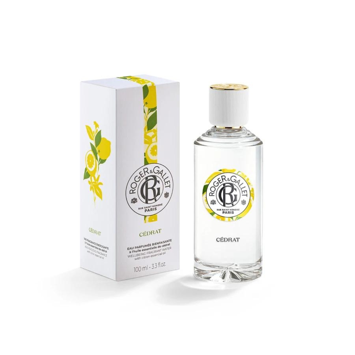 ROGER&GALLET Eau Parfumée Bienfaisante 100 ml CÉDRAT M03
