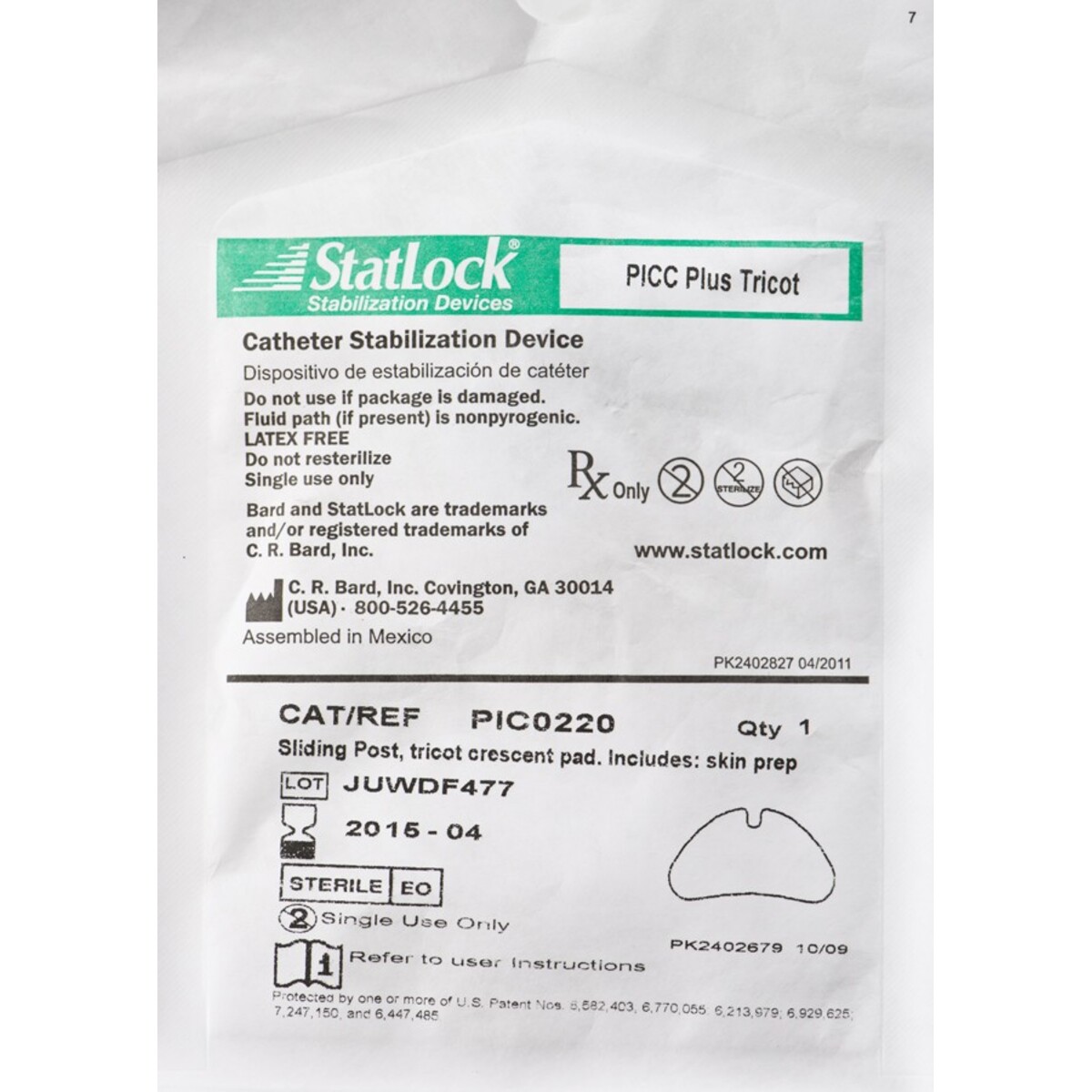 PIC0220CE PICC PLUS TRICOT BD M02