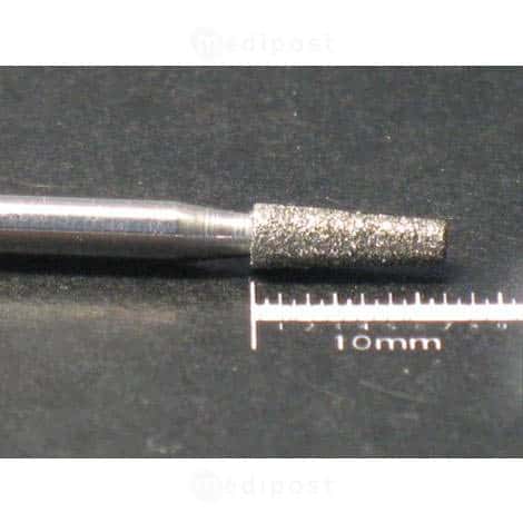 Fraise diamant cone diametre2 5mm grain moyen M03