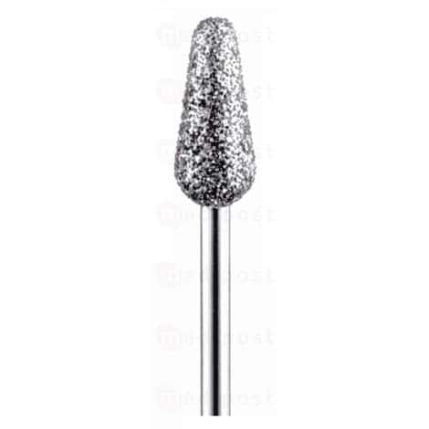Fraise diamant flamme long diametre6 5mm grain super gros M02