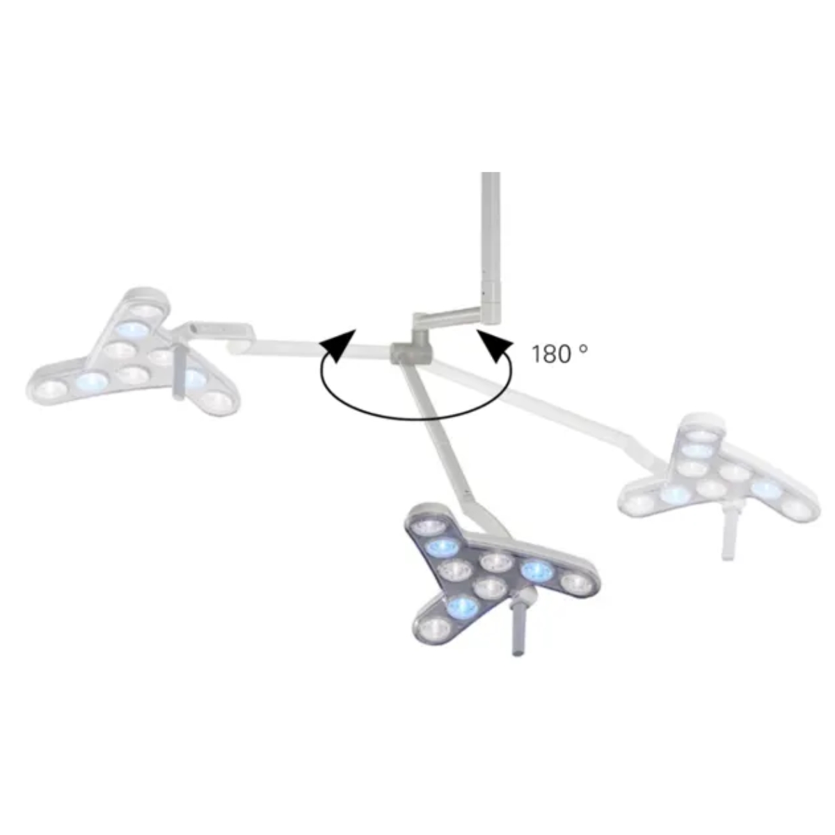 Lampe de soin scialytiquee Triango 100 M02