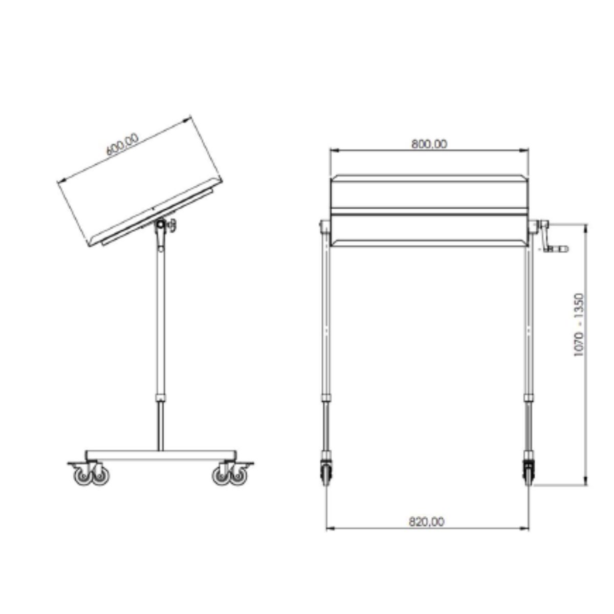 table pont bloc operatoire agencinox M02