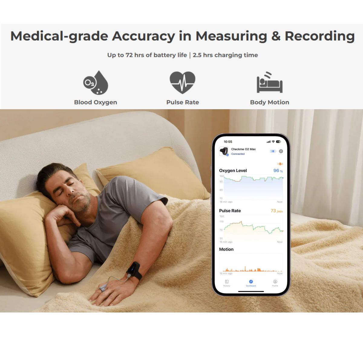 CHECKME O2 MAX Montre oxymetre M04