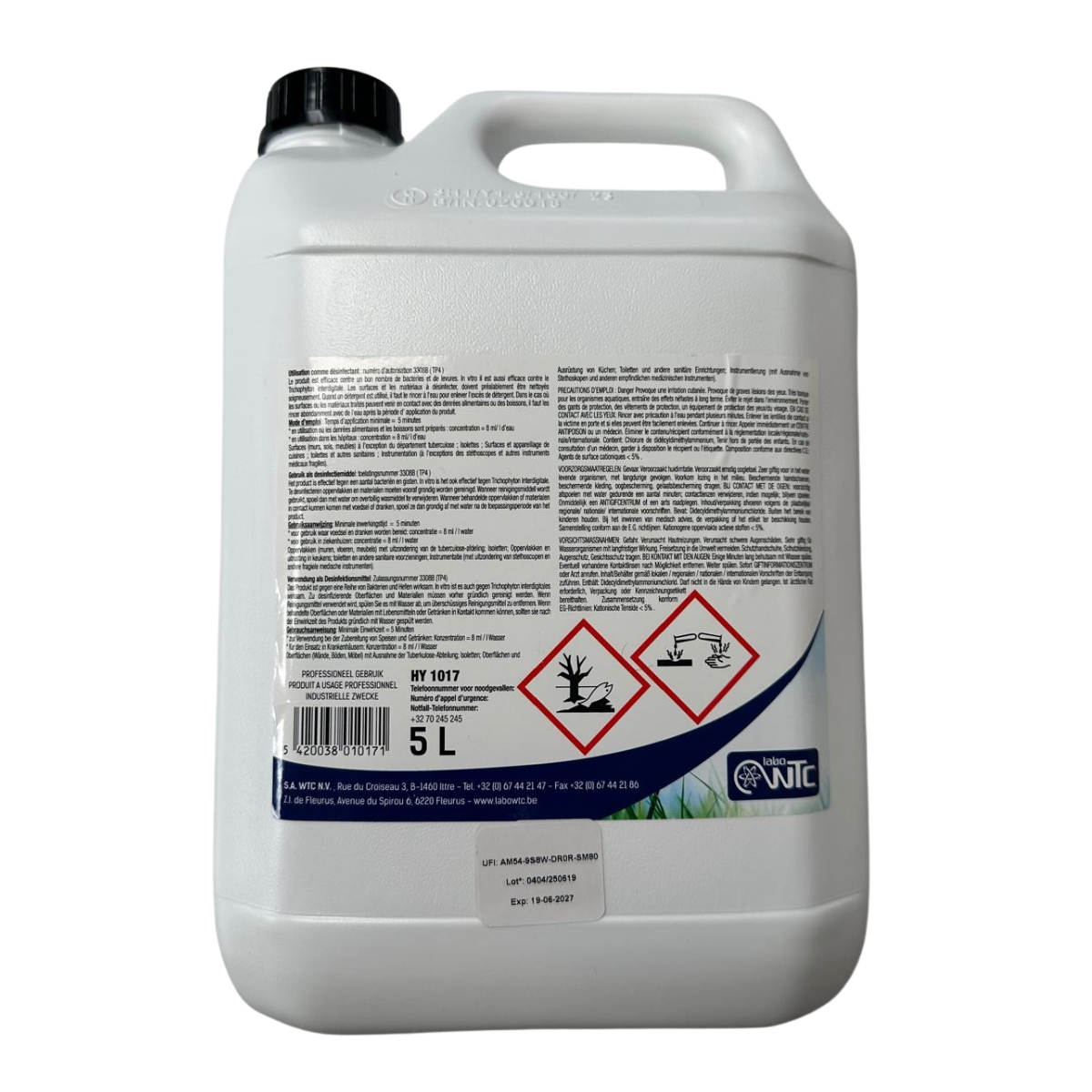 Désinfectant de surface WTC Desplusium M02