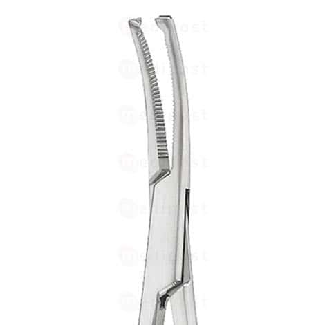 Pince hemostatique moustique Halsted courbe 1x2 dents 12cm M03